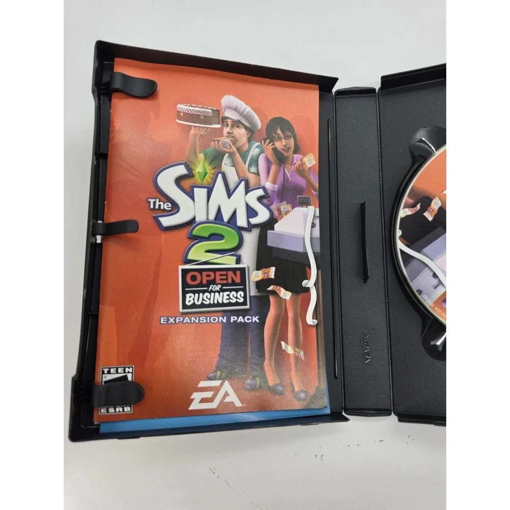 The Sims 2 Open for Business Expansion Pack PC CD-ROM EA Maxis 2006 Complete